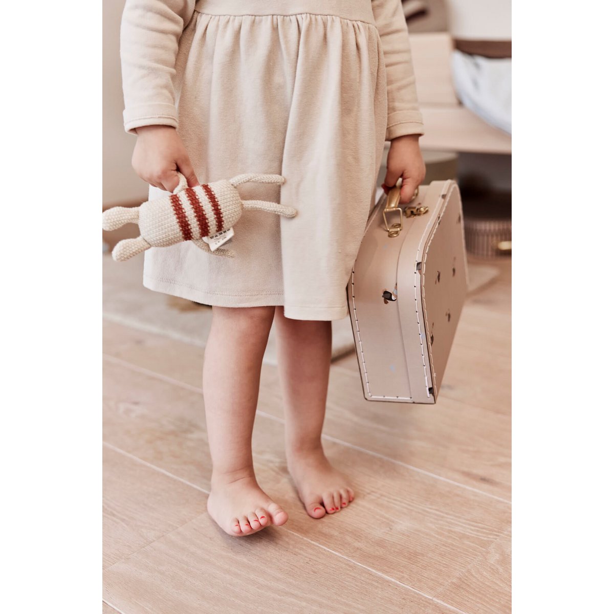 OYOY - Mini-Koffer Tukan & Streifen - 2er-Set