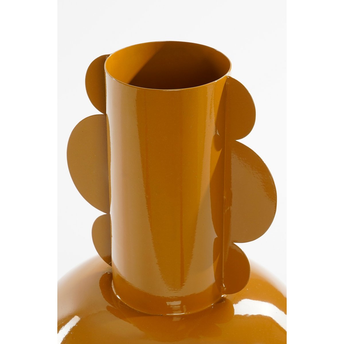 Glimmerdekorationen - Boyd Vase - H36 x Ø25 cm - Metall - Braun