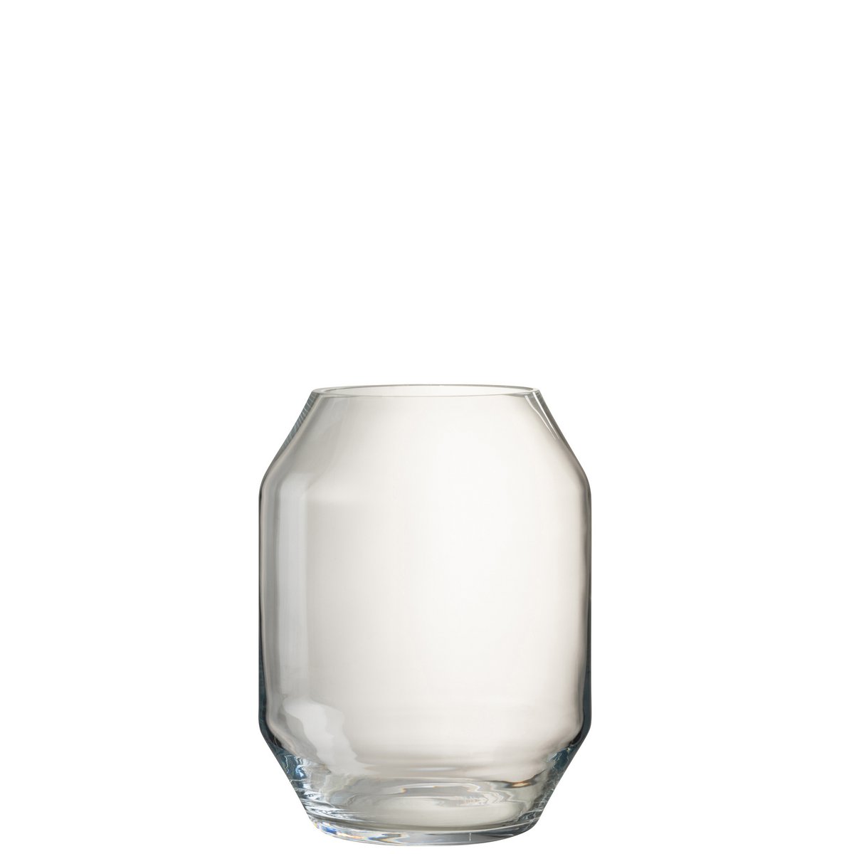 J-Line - Vase Lilou Glas Transparent Klein