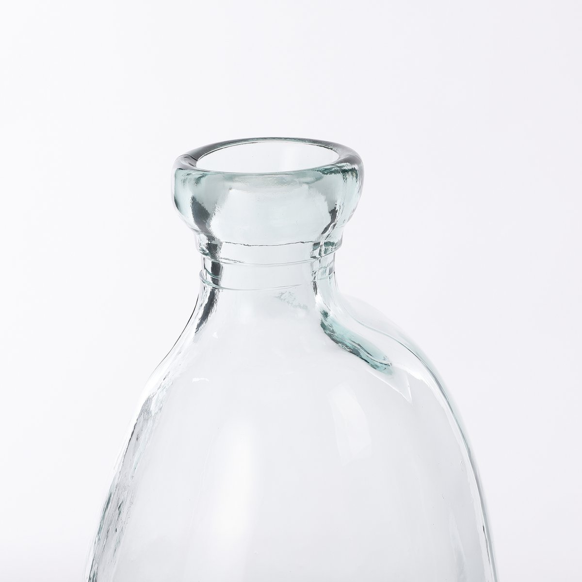 Glimmerdekorationen – Bio-Vase – H51 x Ø22 cm – Transparent