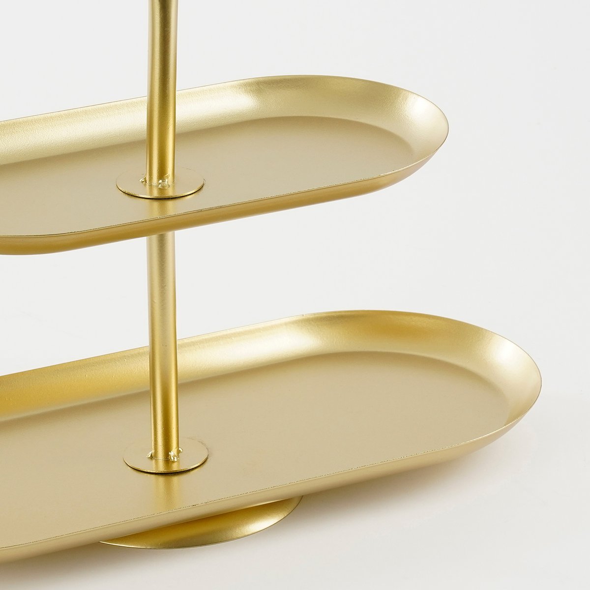 Mica Decorations - Rama Etagere 2 Laags - L38 x B17 x H37 cm - Metaal - Goud