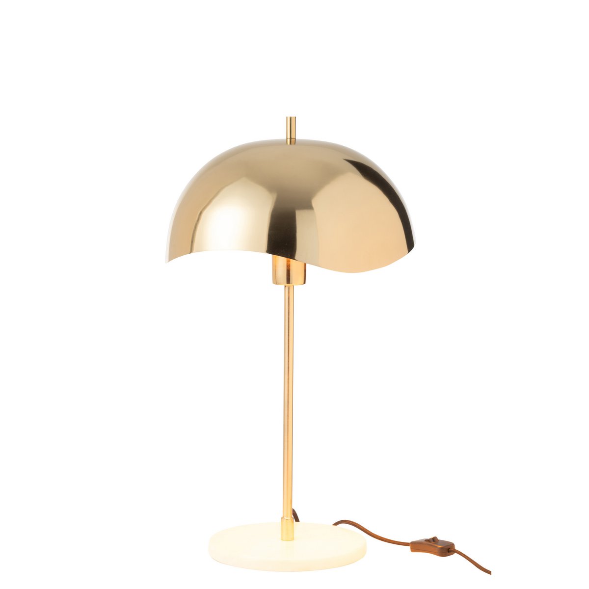 J-Line - Tischlampe Metall/Marmor Gold