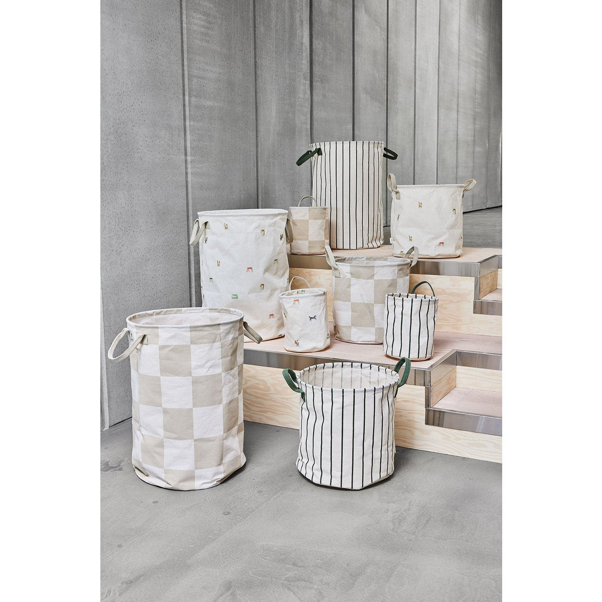 OYOY - Wäsche-/Aufbewahrungskorb „Chess“ - groß
