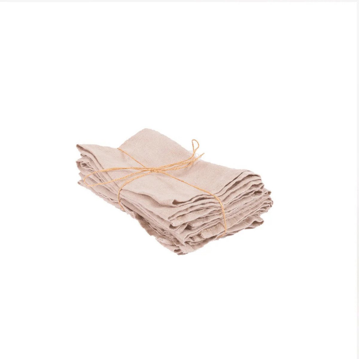 Bazar Bizar - Het linnen servet - Beige - Set van 4