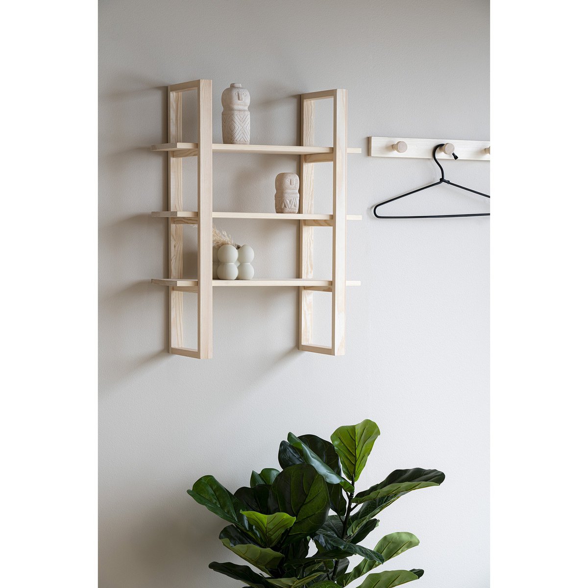 House Nordic - Santiago Plank - Planke, Paulownia-Holz, natur, 48x63 cm