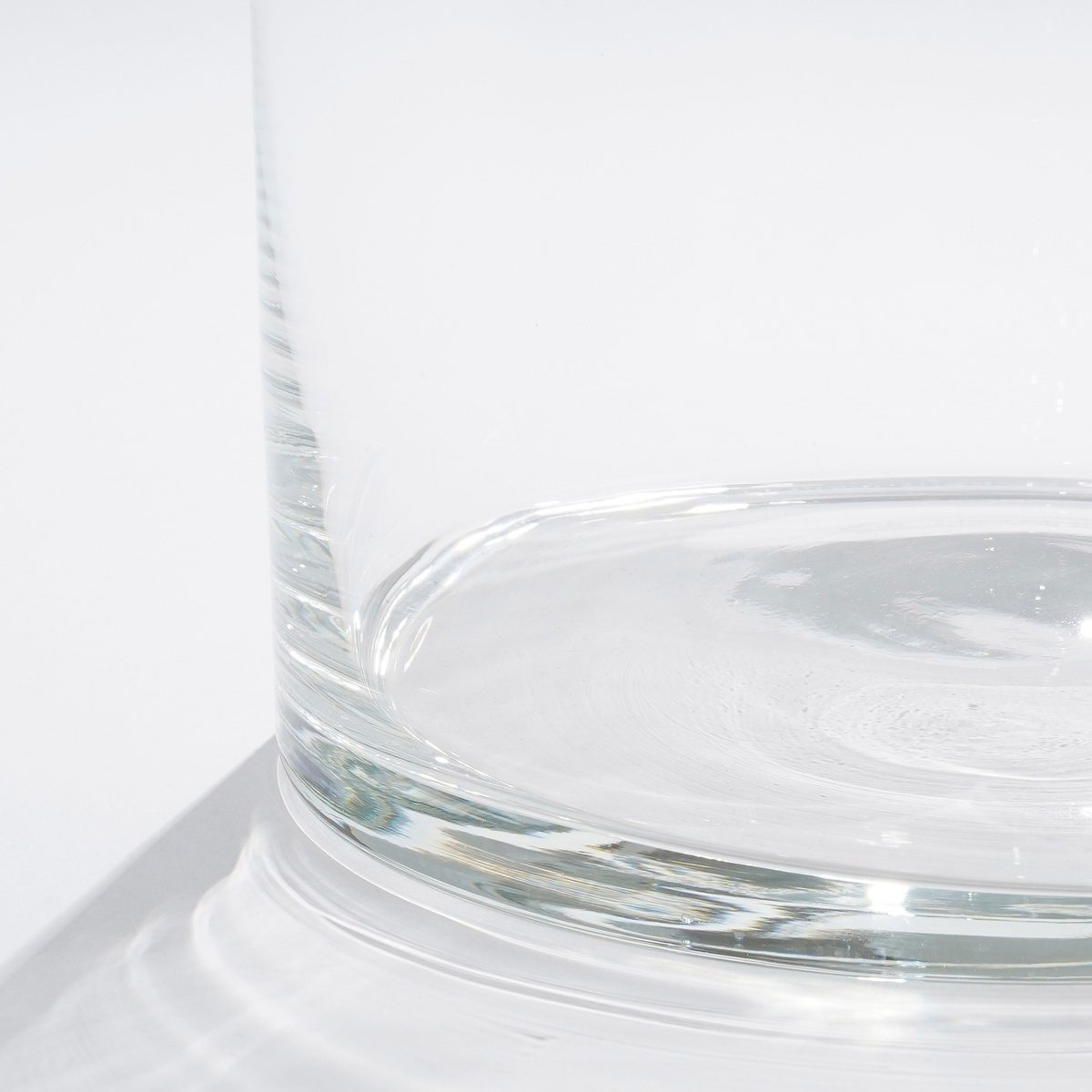 Glimmerdekorationen - Carly Vase - H40 x Ø19 cm - Zylinder - Transparent