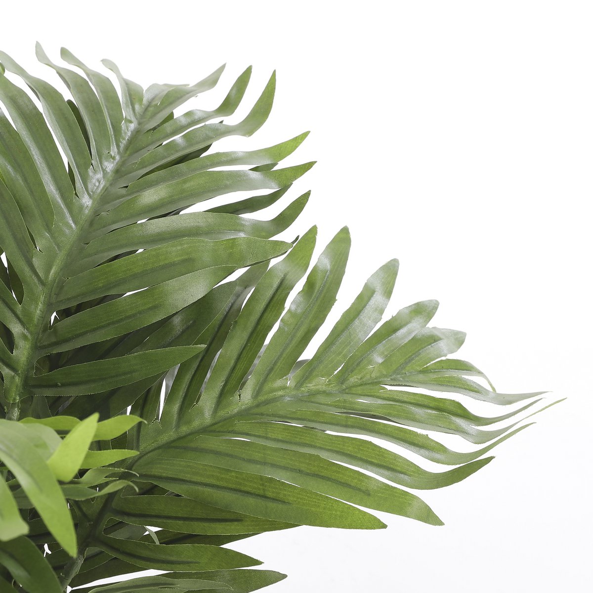 Glimmerdekorationen – Künstliche Areca-Palme im Blumentopf – H45 x Ø60 cm – Grün