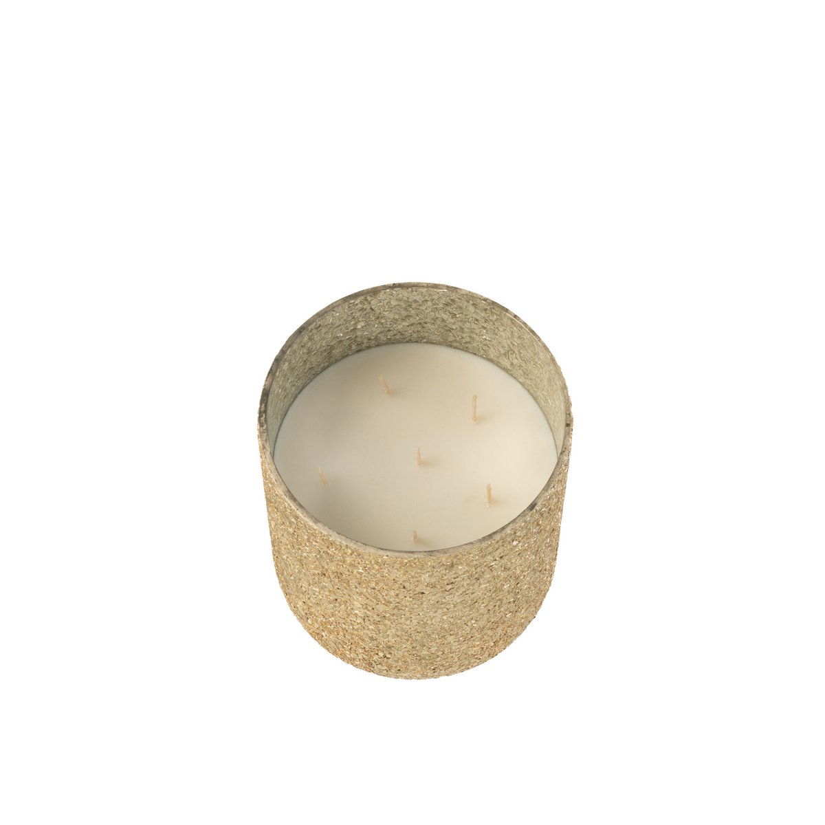 J-Line - Duftkerze 'Luxuria' (Gold, 80 Brennstunden)