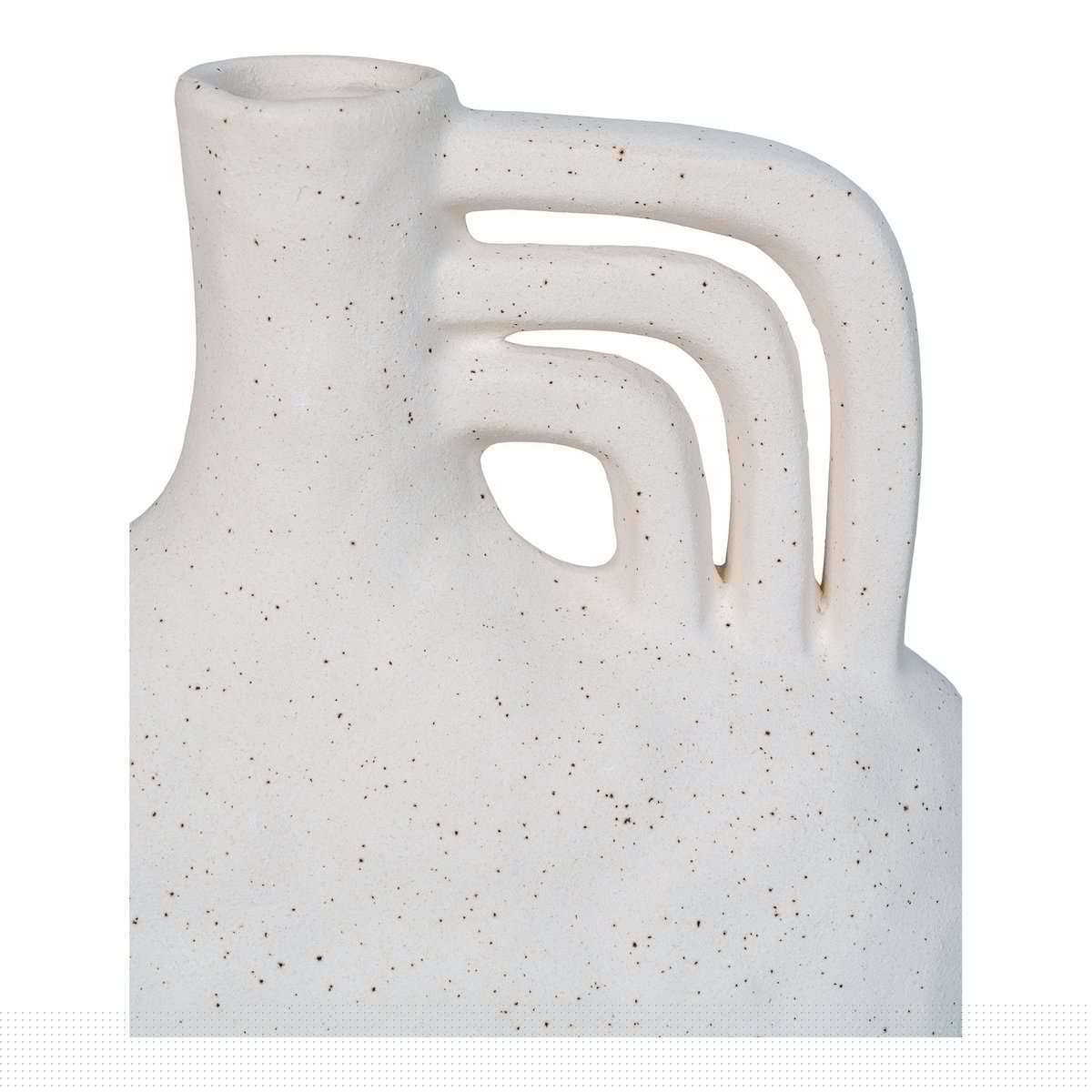 House Nordic - Vase - Vase, Keramik, beige, 18,5x8x19,5 cm