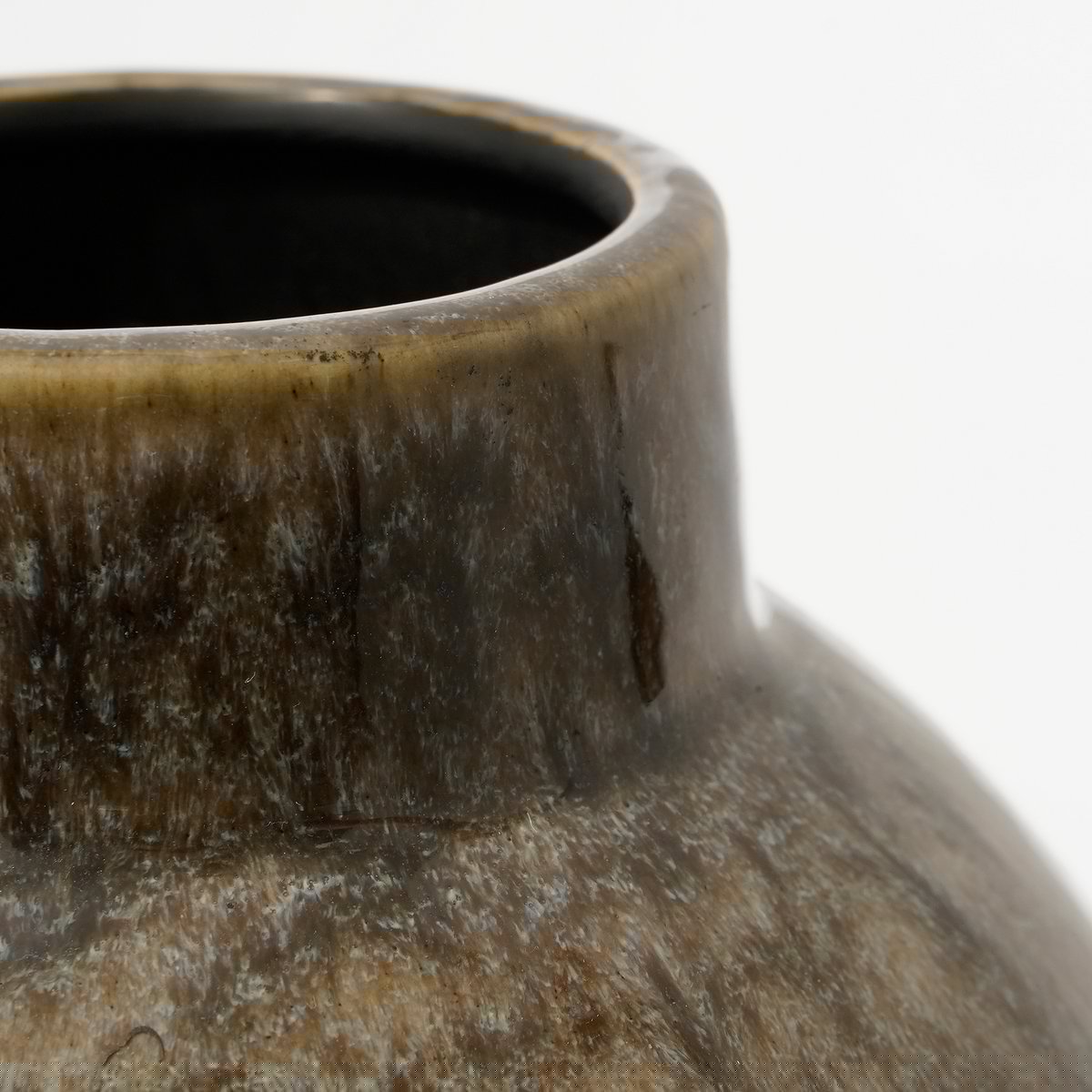 Glimmerdekorationen - Helma Vase - H38 x Ø22 cm - Blau