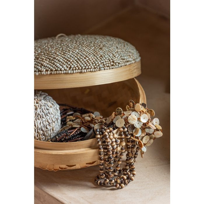 J-Line - Bambusboxen 'Elia' (2er-Set) - Natur