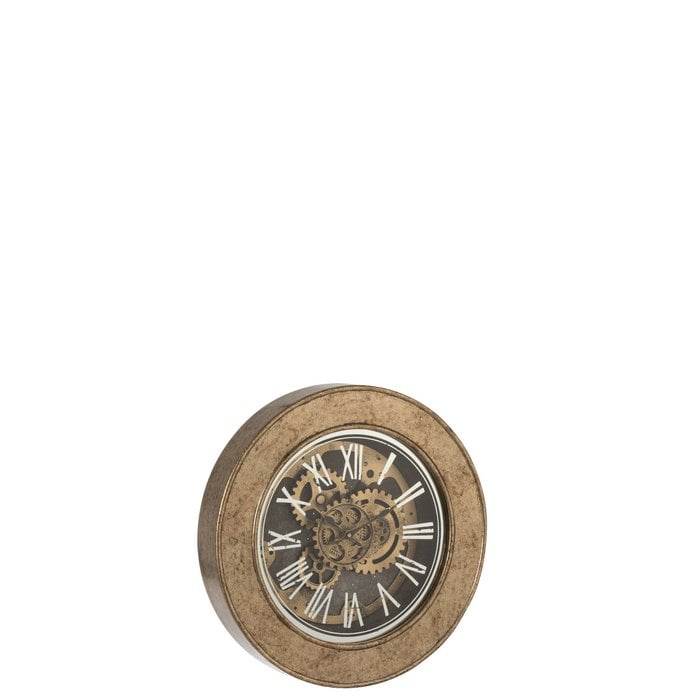 J-Line - Uhr 'Interior' - Gold (50cm)