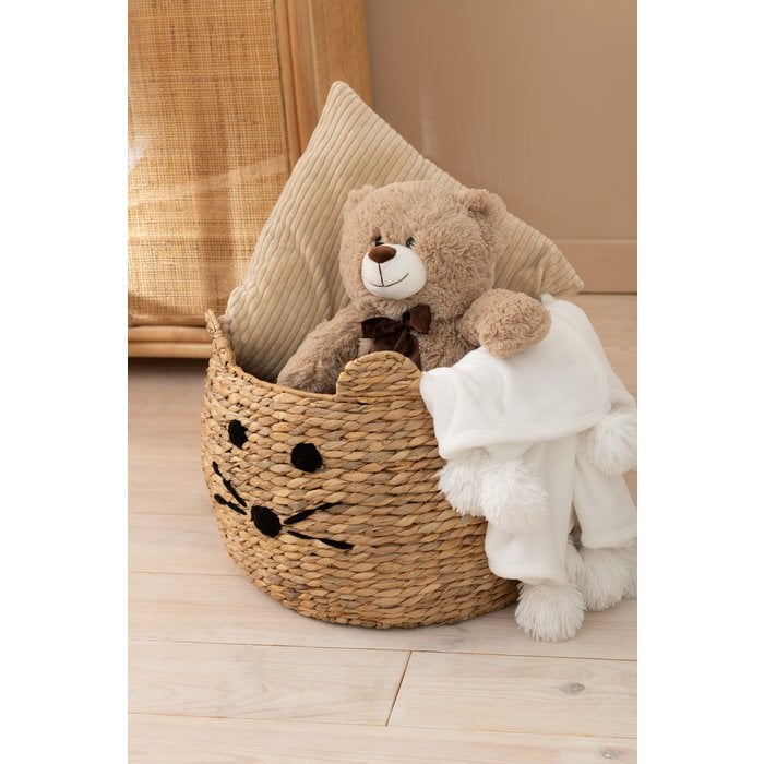 J-Line - Körbe 'Cat' (2er-Set, Natur)