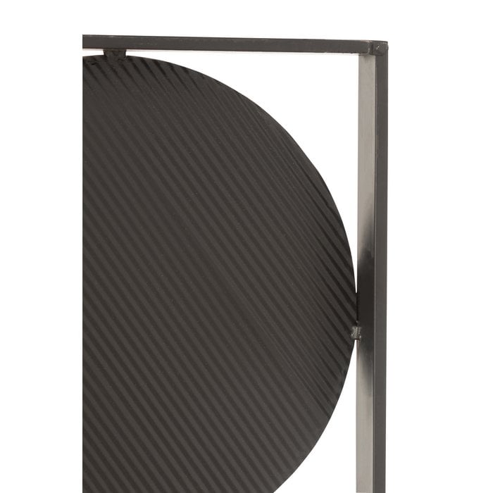 J-Line - Wanddekoration 'Will' (Gold/Schwarz)