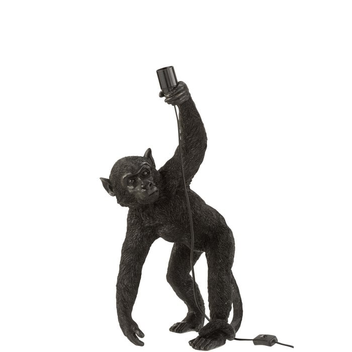 J-Line - Lampe 'Bending Monkey' - Schwarz