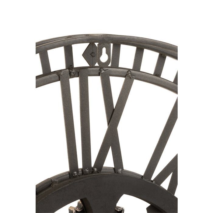 J-Line - Uhr 'Radars Roman Numerals' - Grau (60cm)