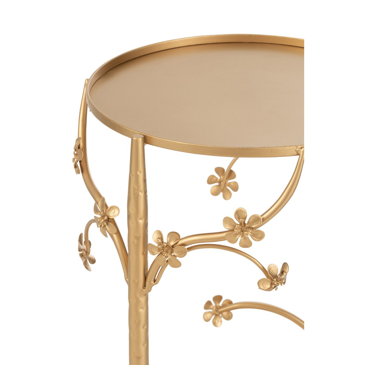 J-Line - Beistelltisch 'Adelio' (Gold, Medium)