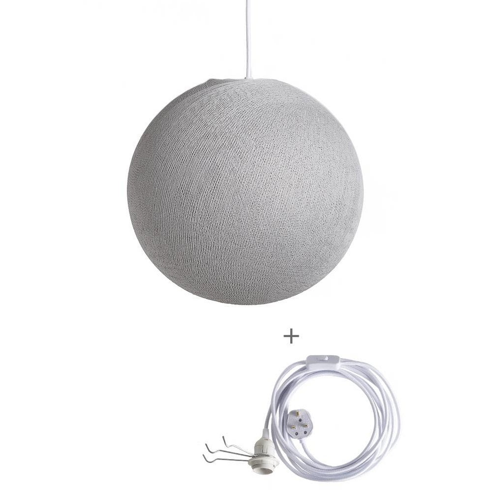 Cotton Ball Lights - Wandering Lamp - Stone - 31 cm (M)