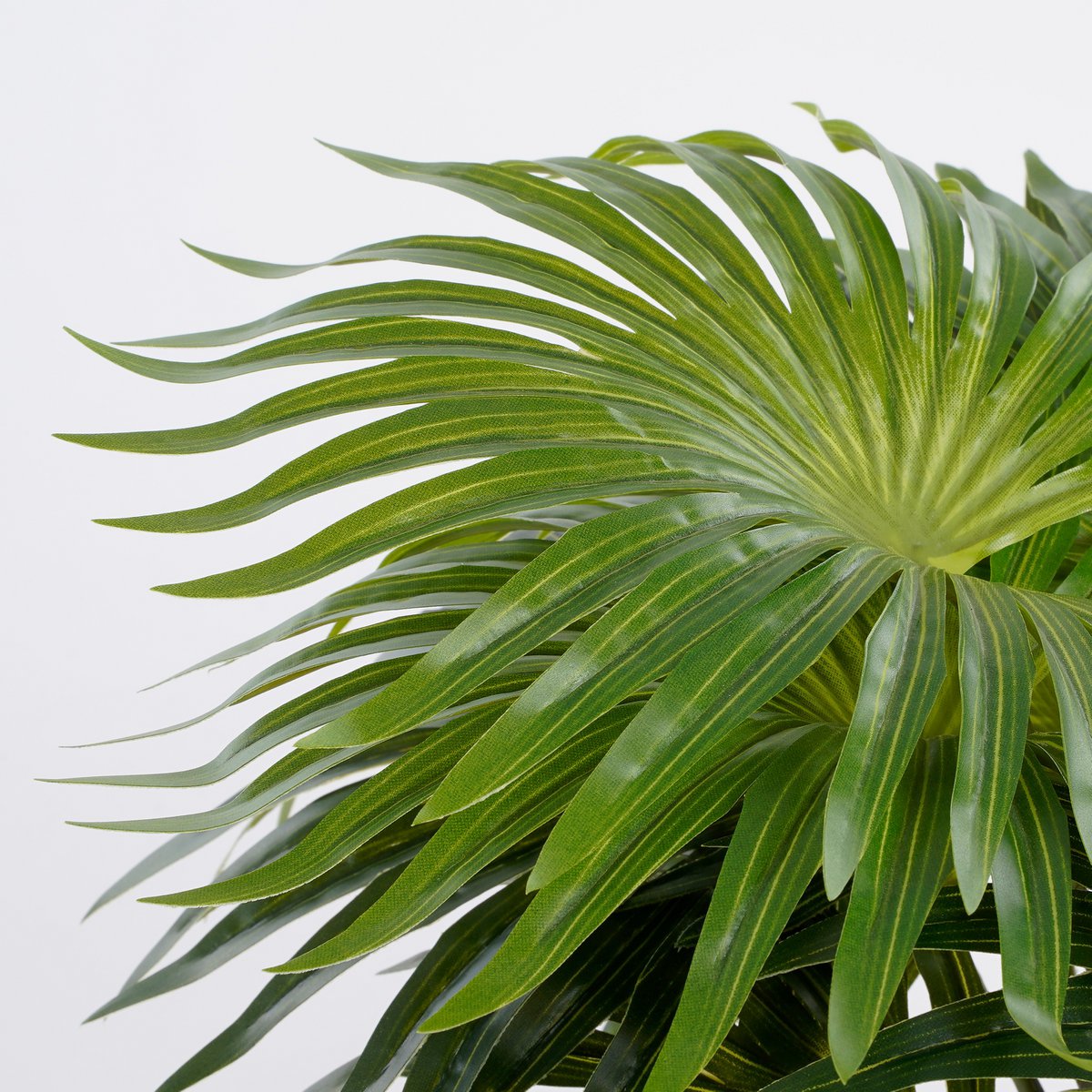 Mica Decorations - Palm Kunstplant in Bloempot Stan - H40 x Ø35 cm - Groen