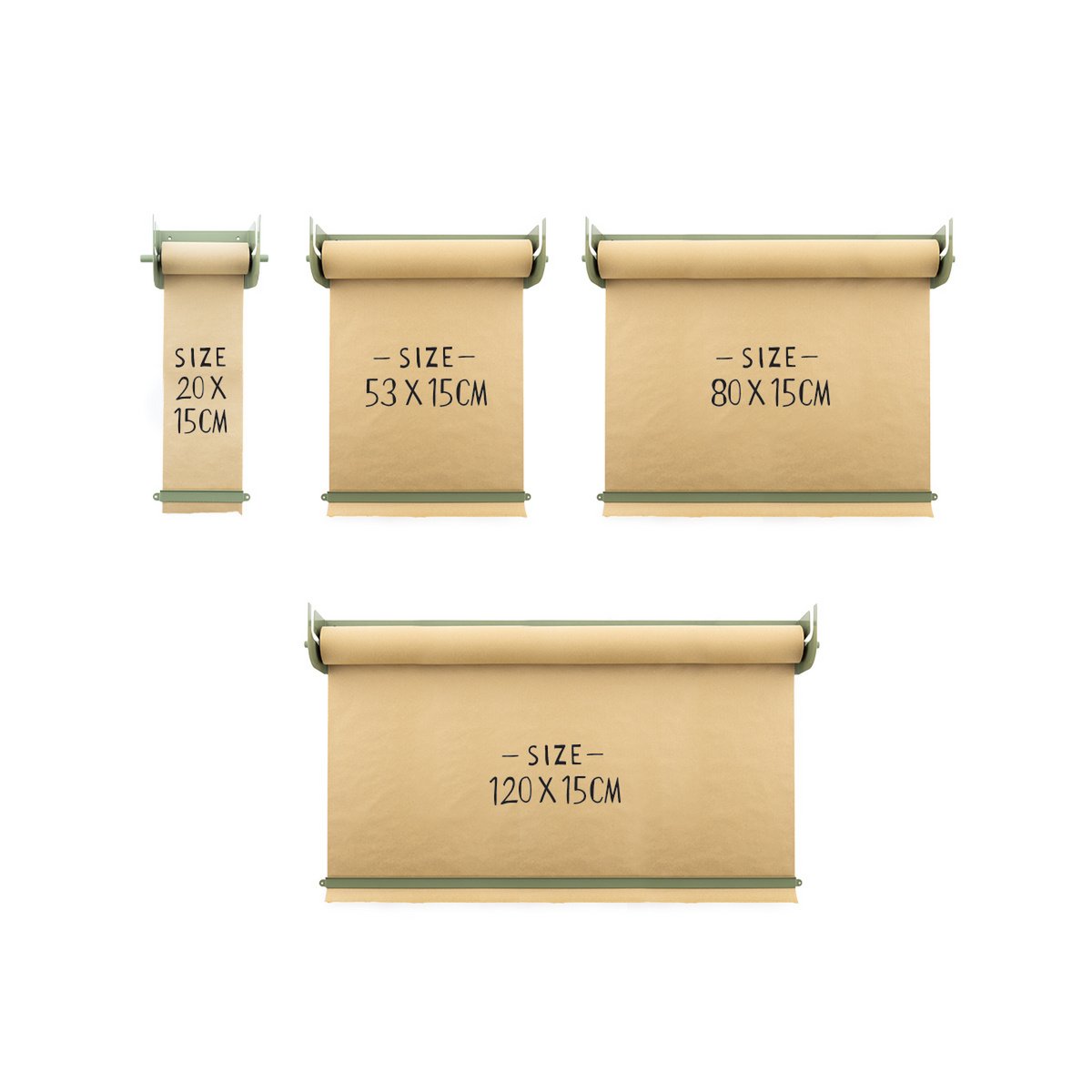 LEDR - Kraft Paper Roller - Groen - M