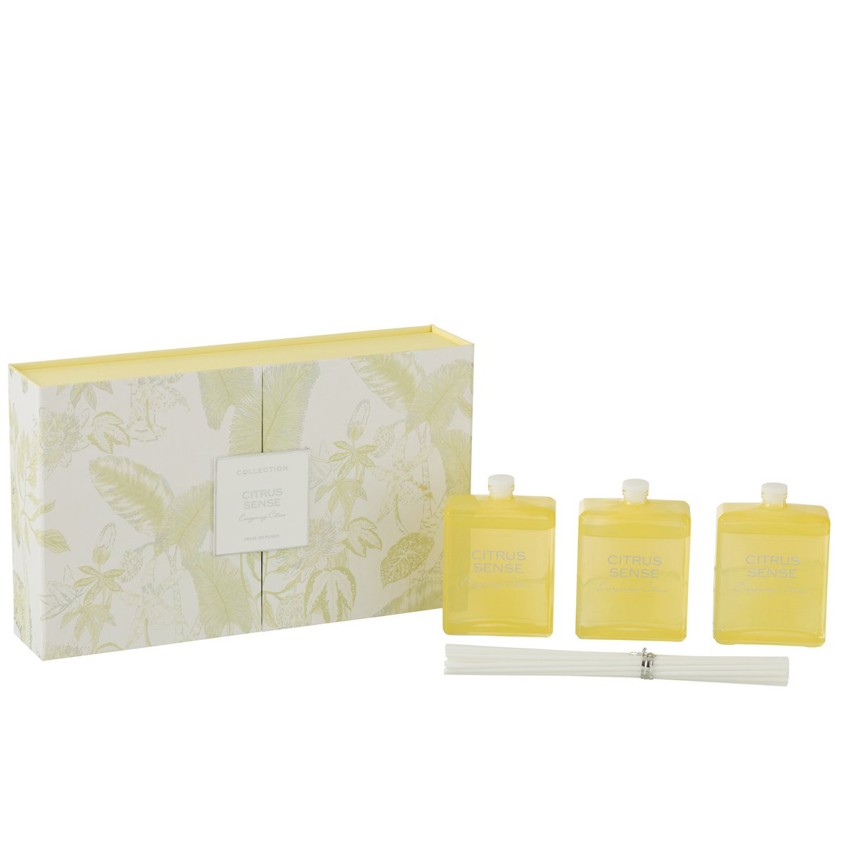 J-Line - Verpakking met geurolie 'Citrus Sense' (3 stuks, 50ml)