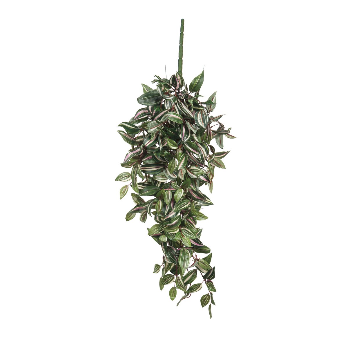 Mica Decorations - Tradescantia Kunst Hangplant - L15 x B30 x H80 cm - Groen