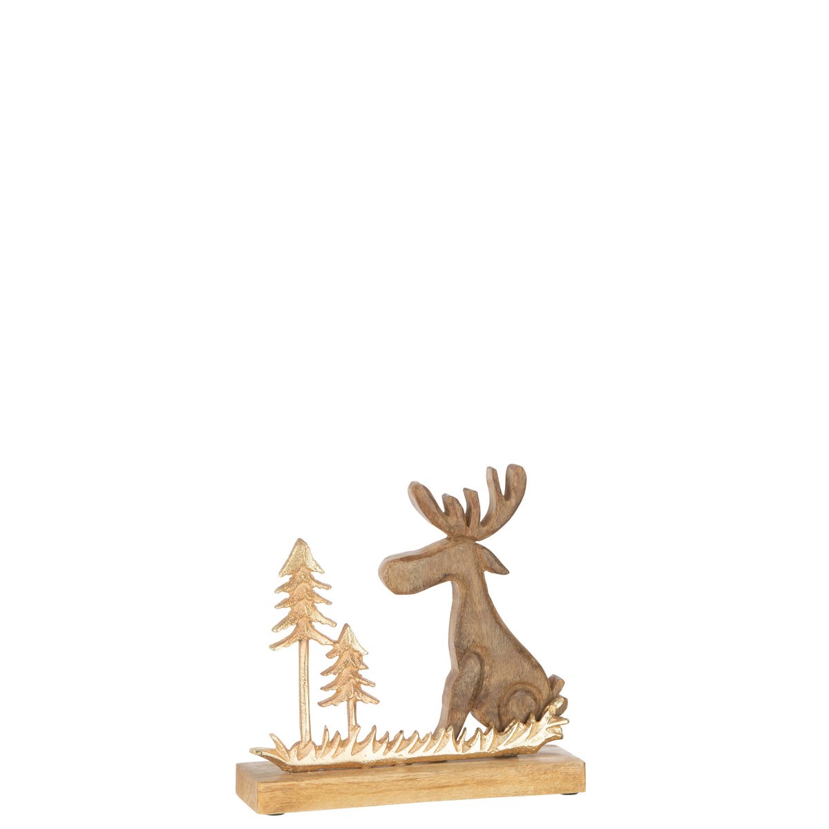 J-Line - Decoratief kerstfiguur 'Eland' (Maat M)