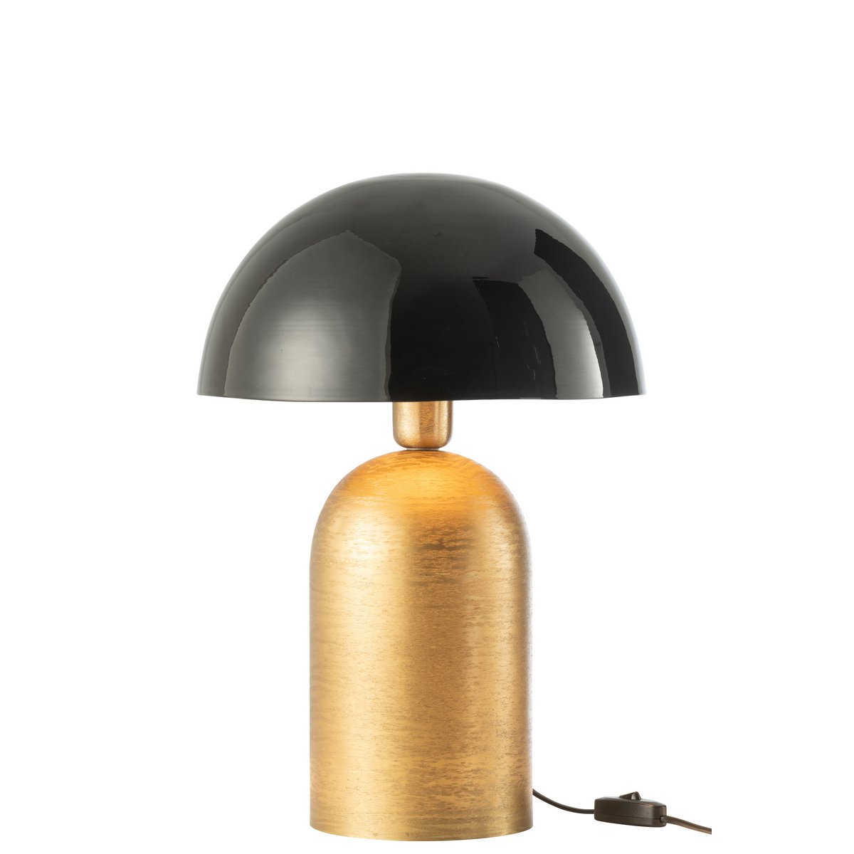 J-Line - Lamp Mush Metaal Goud/Zwart