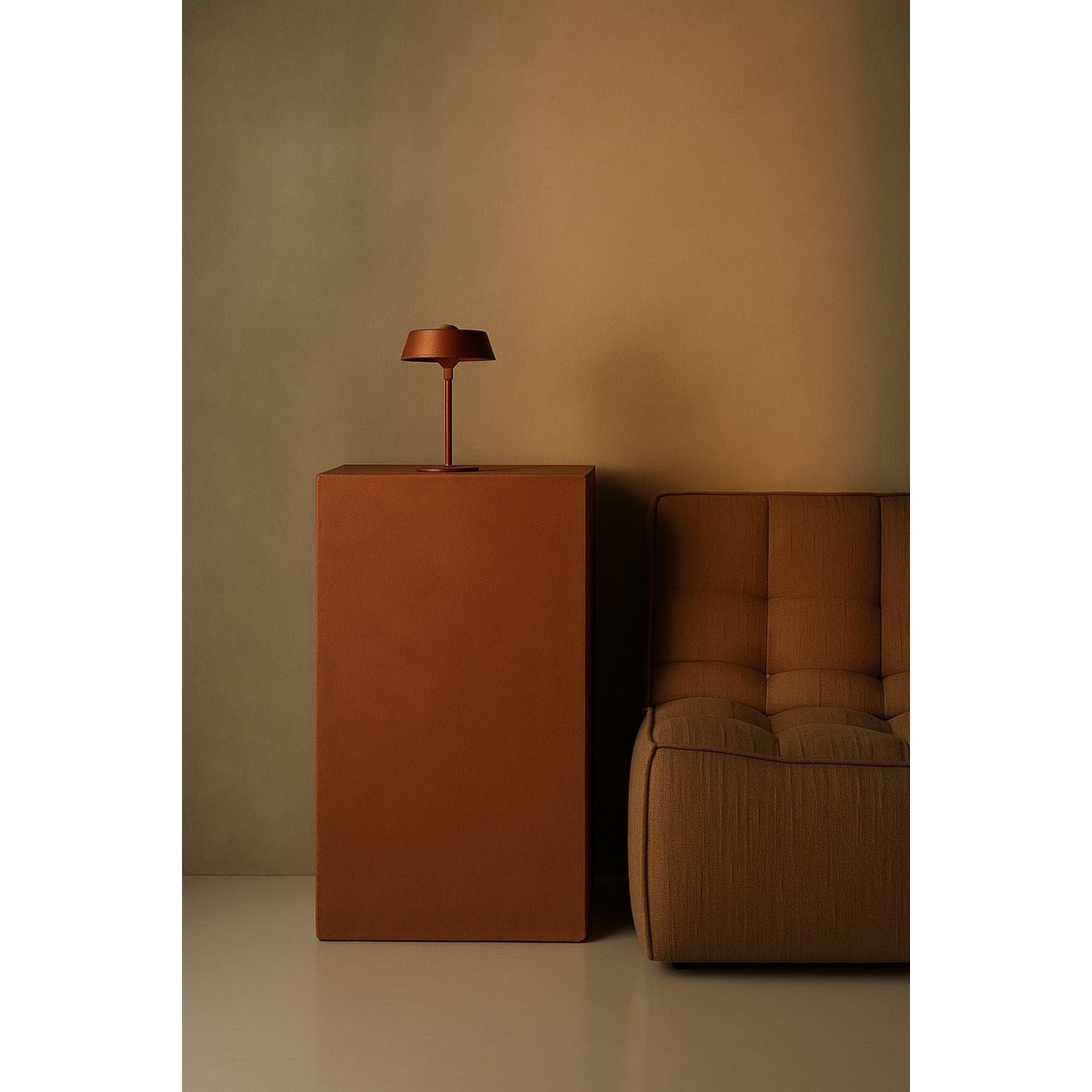 Tavellio-Amsterdam - Luca Bronze - USB -oplaadbare lamp L Minimalistisch, speels en dimpelbaar