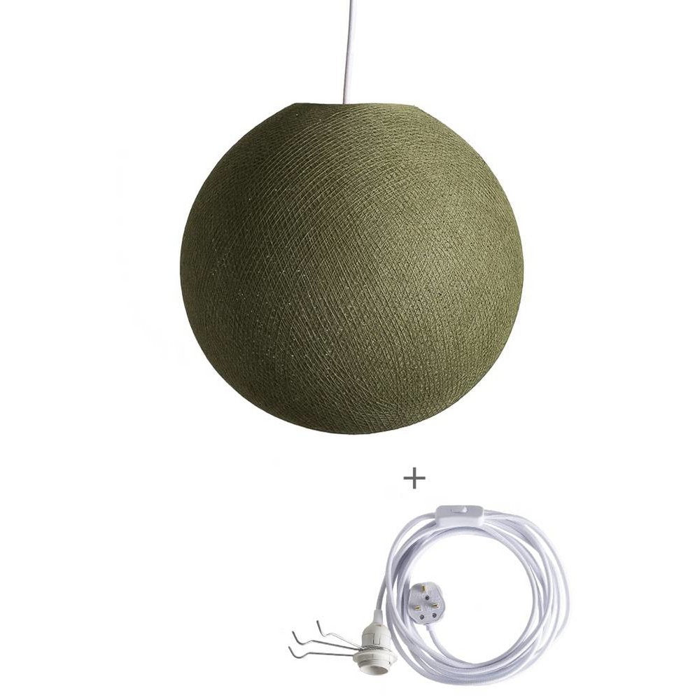 Cotton Ball Lights - Wandering Lamp - Kaki - 31 cm (M)