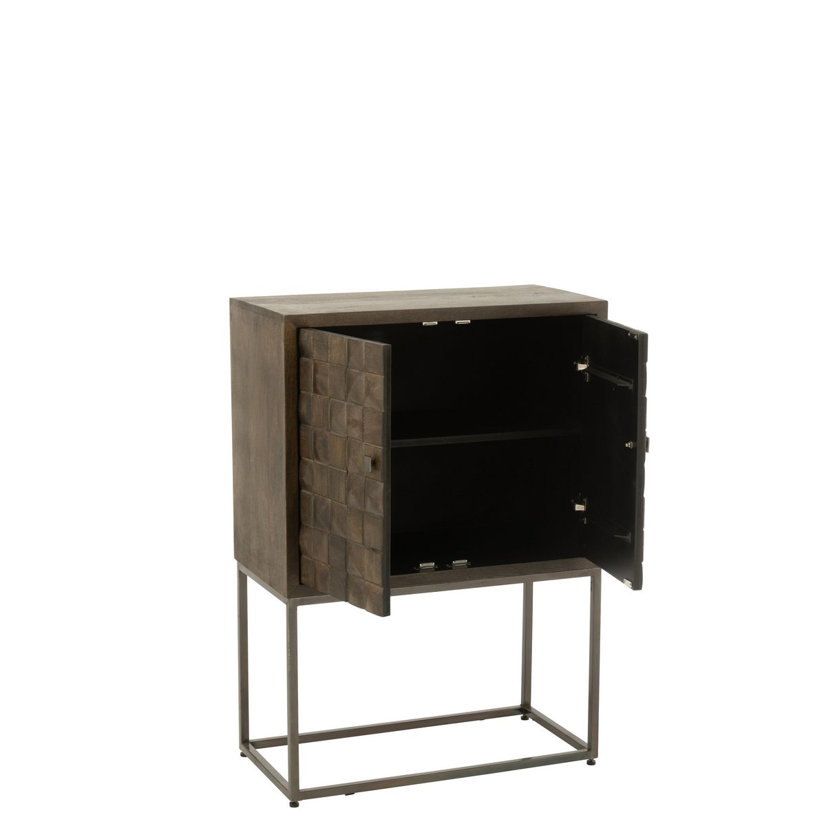 J-Line - Schrank 'Pino' (Holz, Grau)