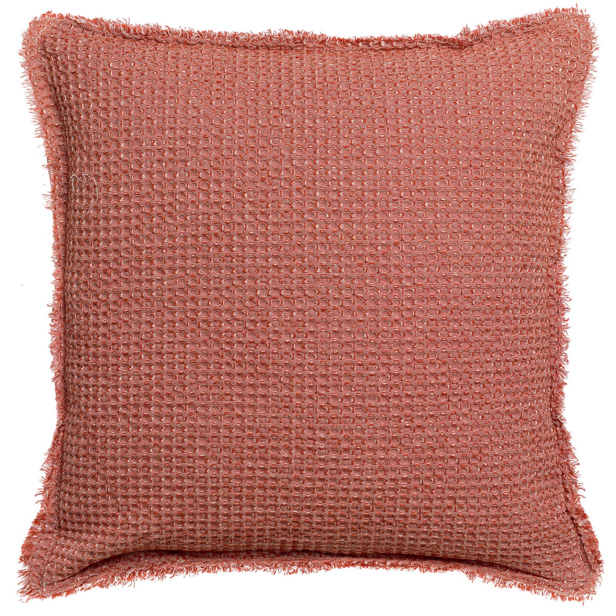 VIVARAISE - Stonewashed kussen Maia Chambray Rooibos 45 x 45