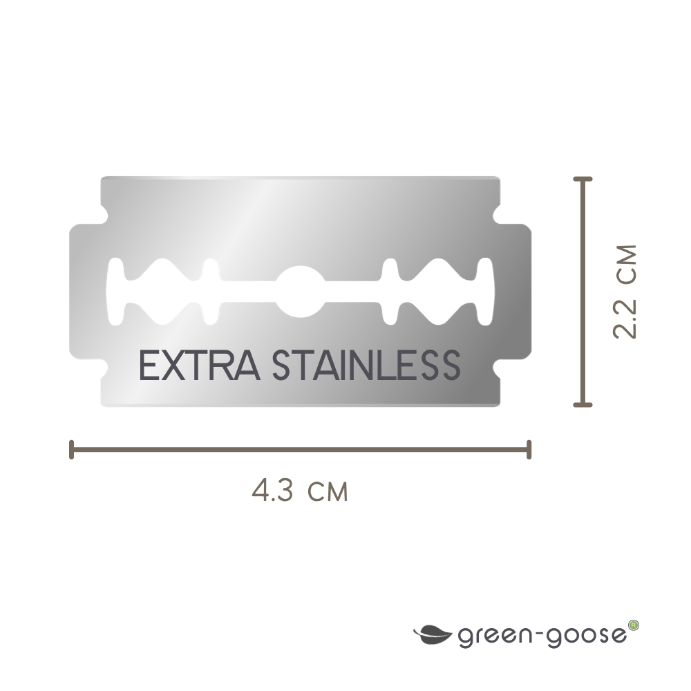 green-goose - Klassiek Scheermes met Scheerzeep en Scheerkwast - Bamboe