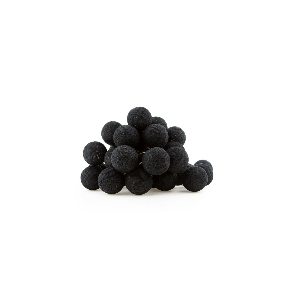 Cotton Ball Lights - Indoor regular Lichtslinger - Black - 50 cotton balls