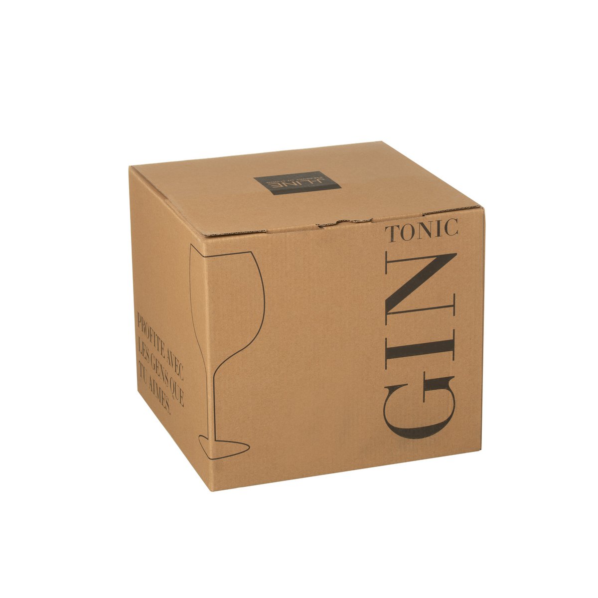 J-Line - Ginglazen 'Gin' (Set van 4)