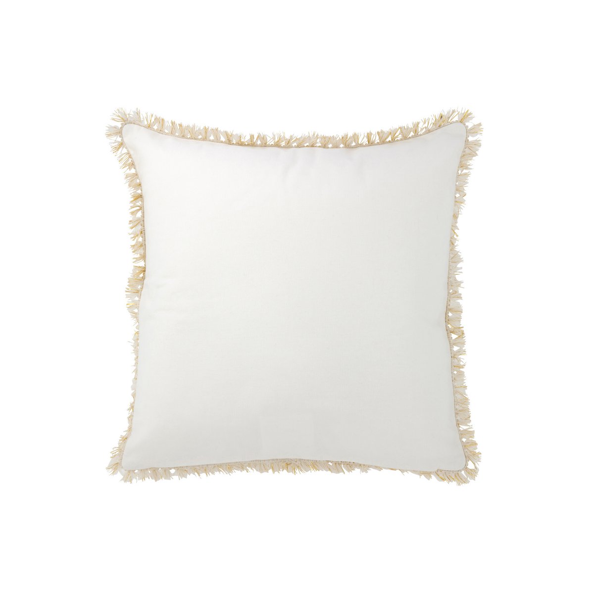 J-Line - Coussin Amour - Textiel - Wit/Goud