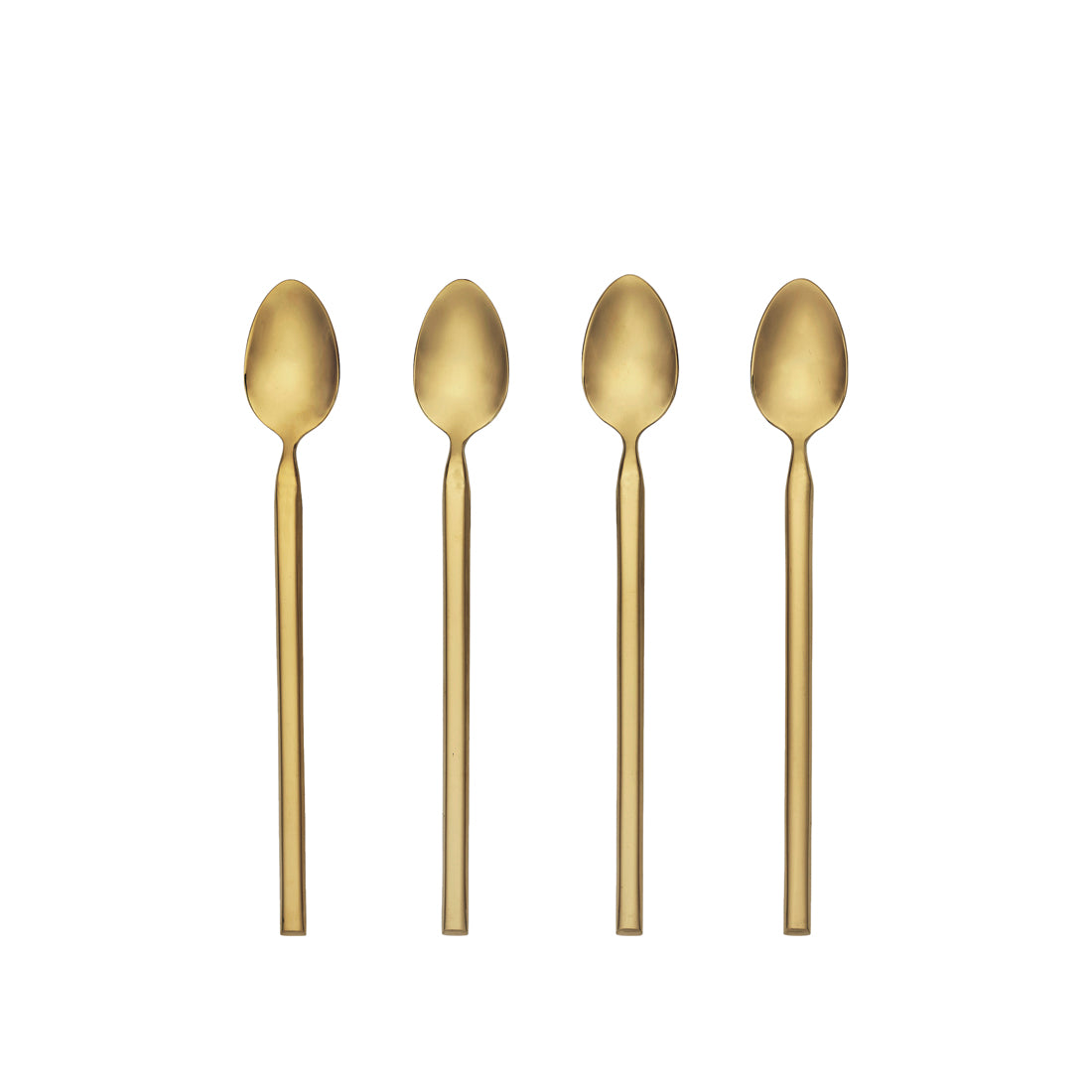 Broste Copenhagen - Dessertlepels 'Tvis' (Set van 4, Goud)