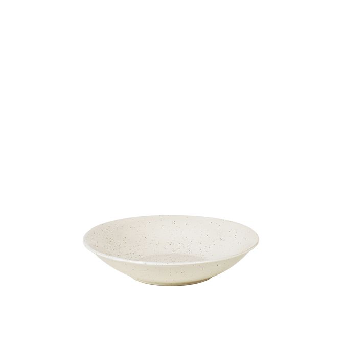 Broste Copenhagen - Diep bord 'Nordic Vanilla' - Ø22.5cm