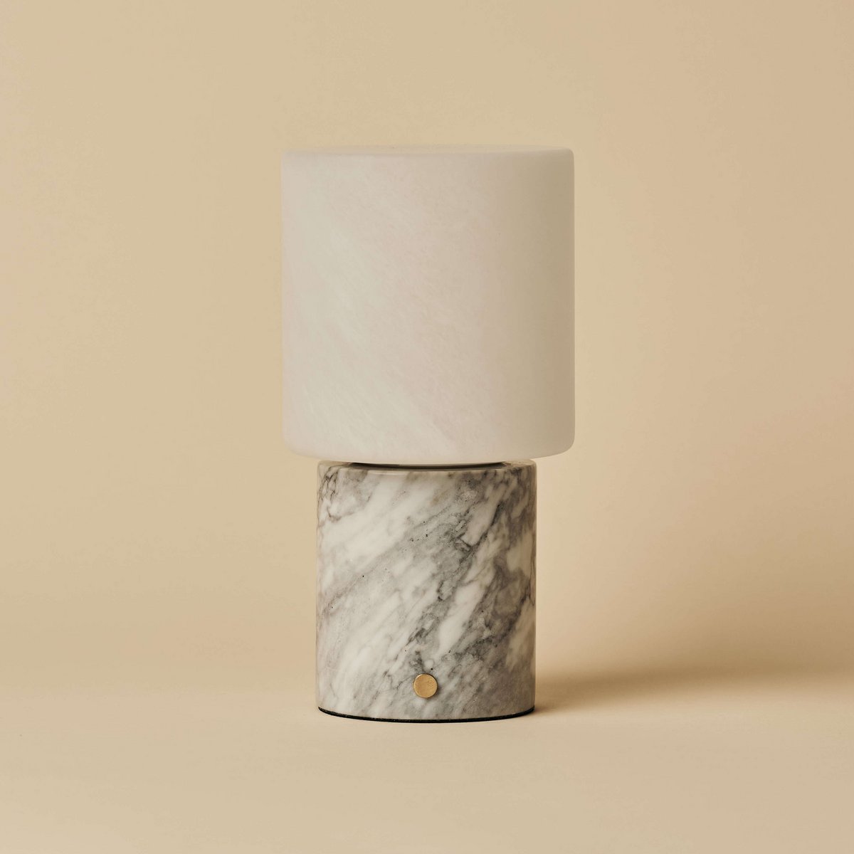 Tavellio-Amsterdam - Cuyp White / Bianco Statuarietto - Marmeren oplaadbare tafellamp