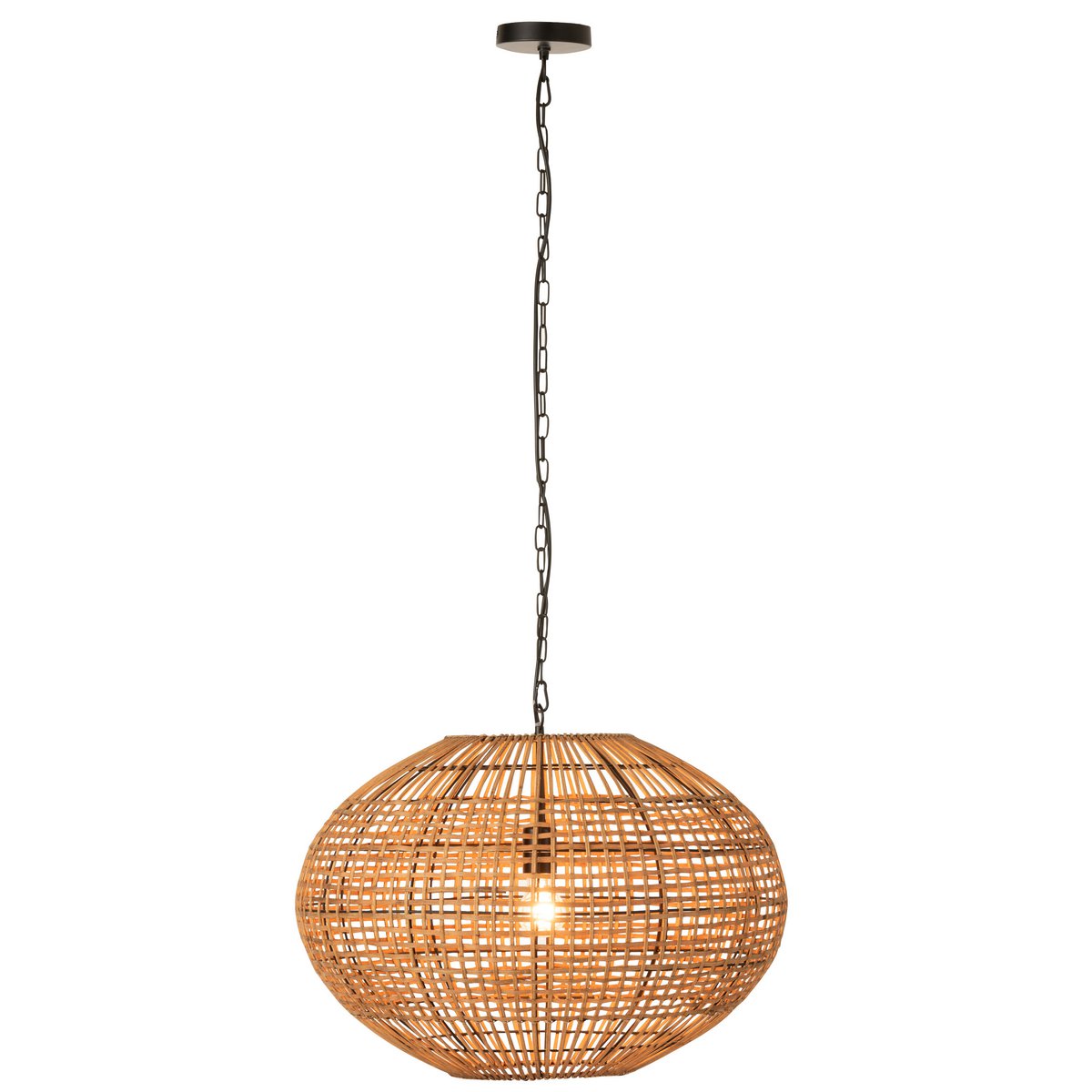 J-Line - Hanglamp 'Harley' (Naturel, Jute)