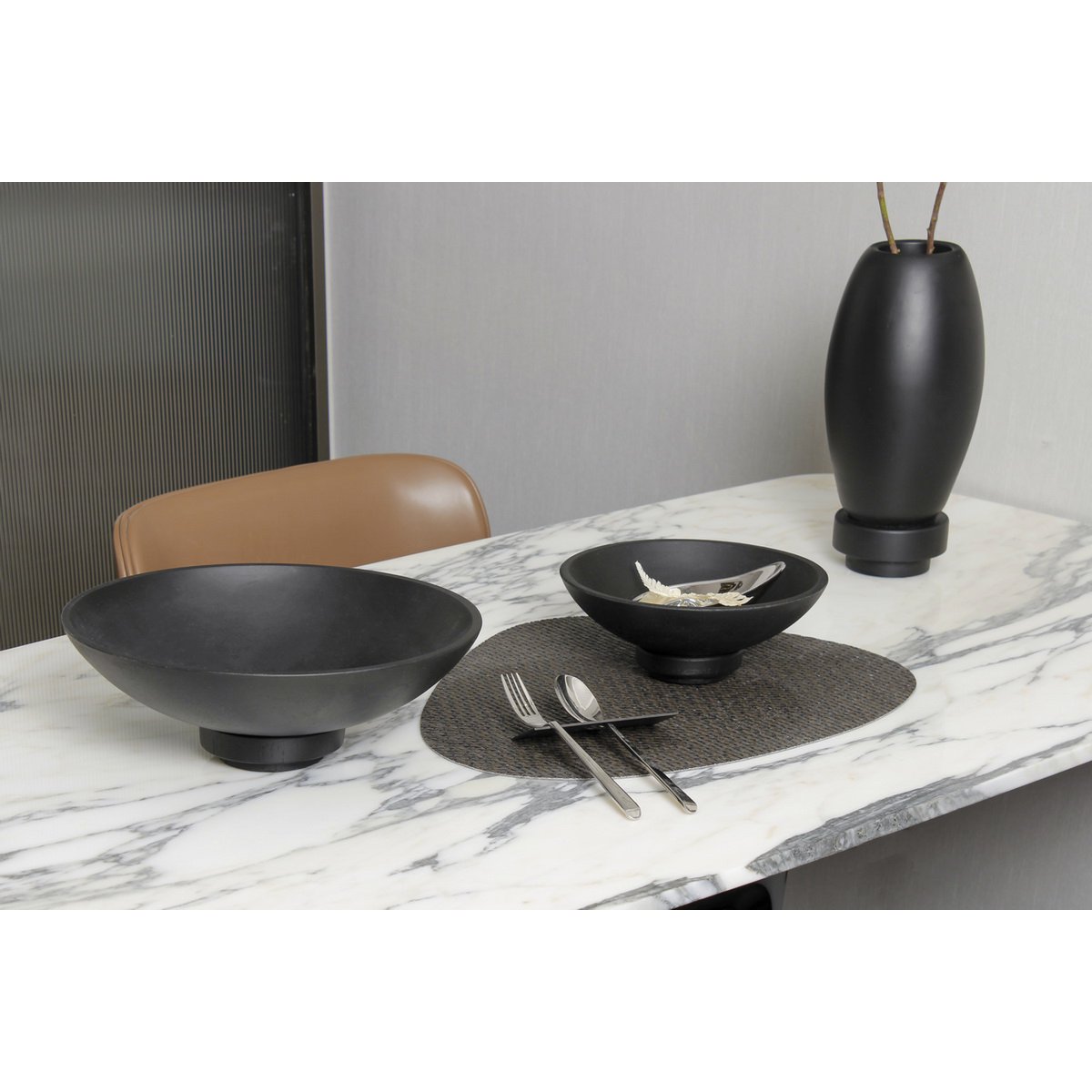 Element Accessories - Innovatieve moderne vaas, microcement, Top Design, RUD22BK