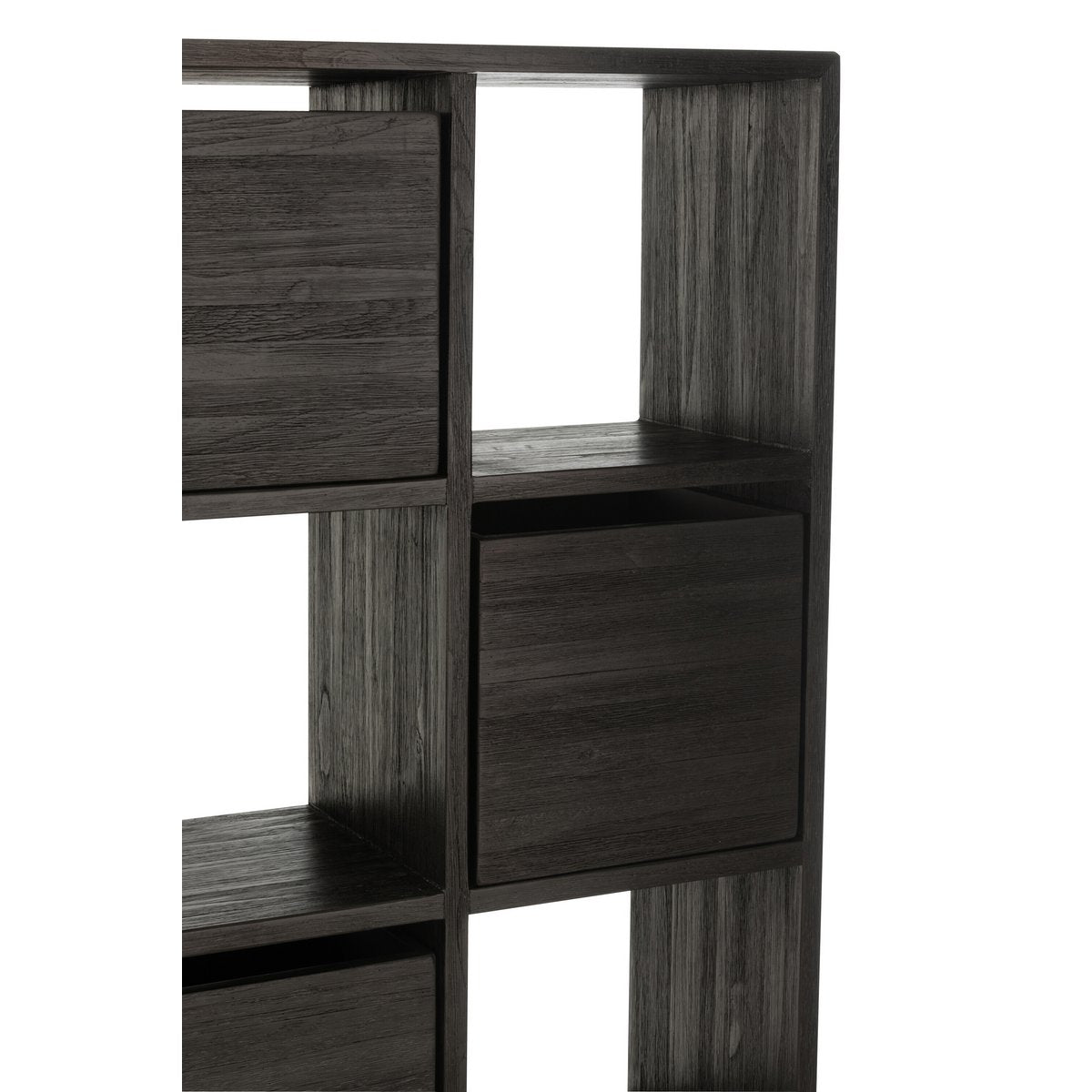 J-Line - Schrank mit Schubladen 'Devin' (Schwarz)