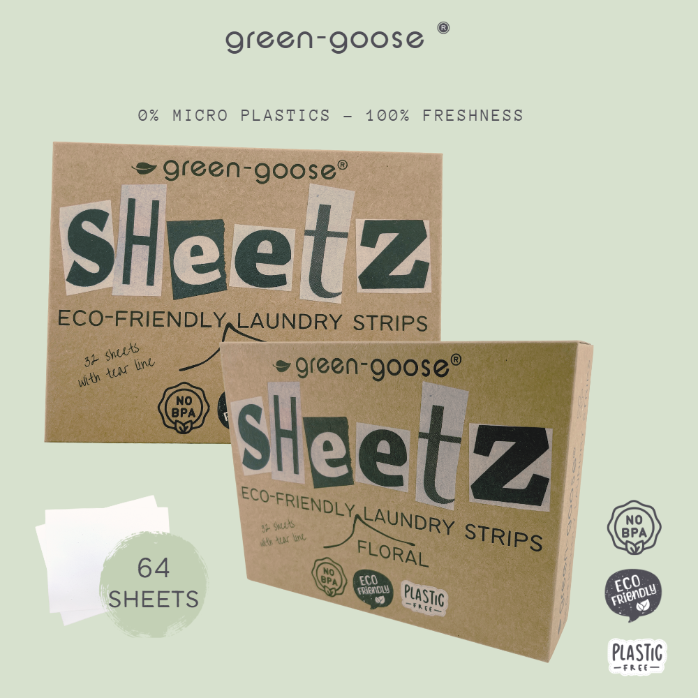 green-goose - Wasstrips - 64 Strips - Zomerbloemen