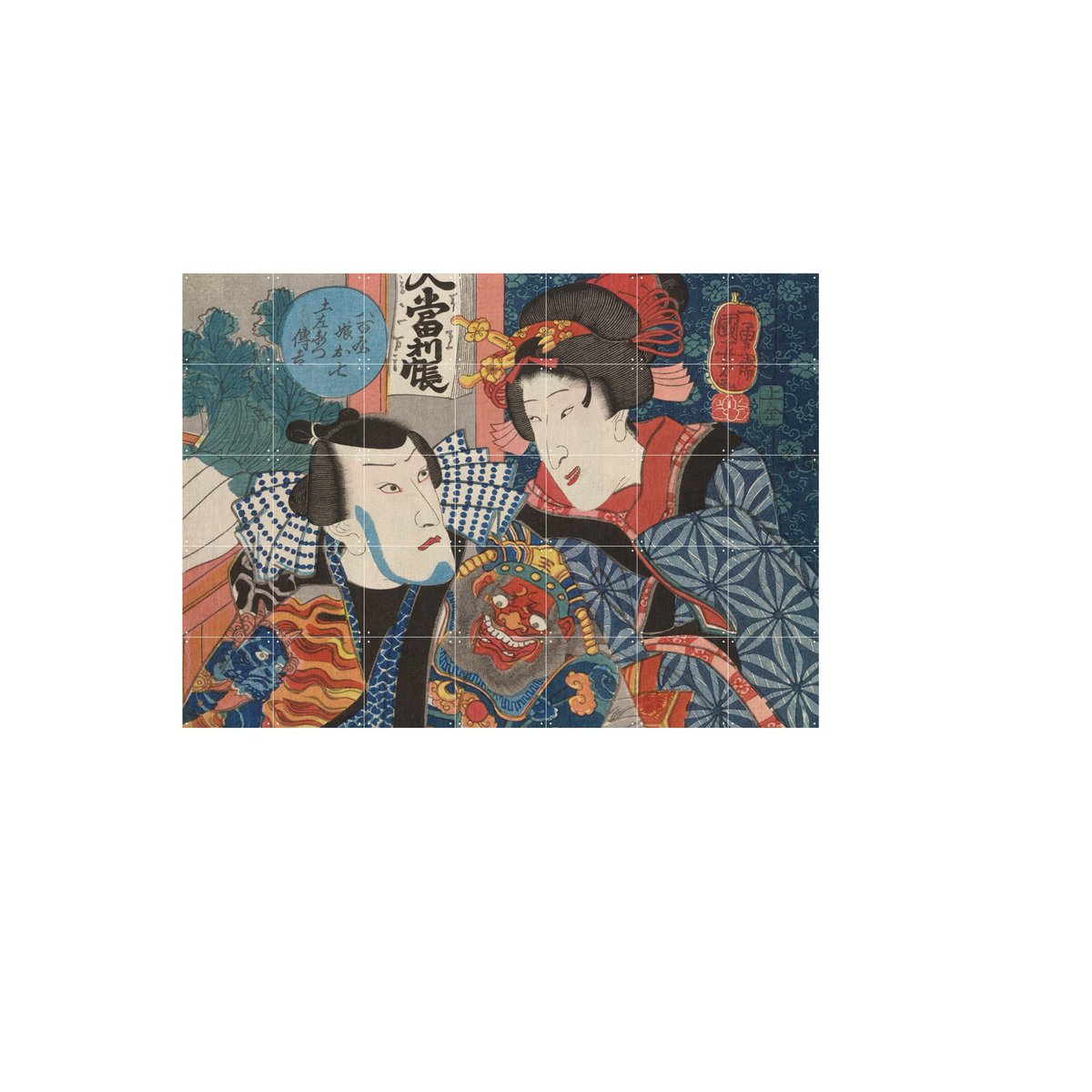 IXXI - Bando Shuka - Utagawa Kuniyoshi Wall art - Poster - Wanddecoratie