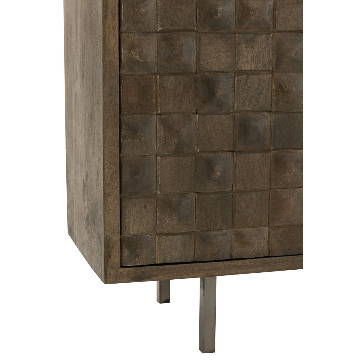 J-Line - Schrank 'Pino' (Holz, Grau)