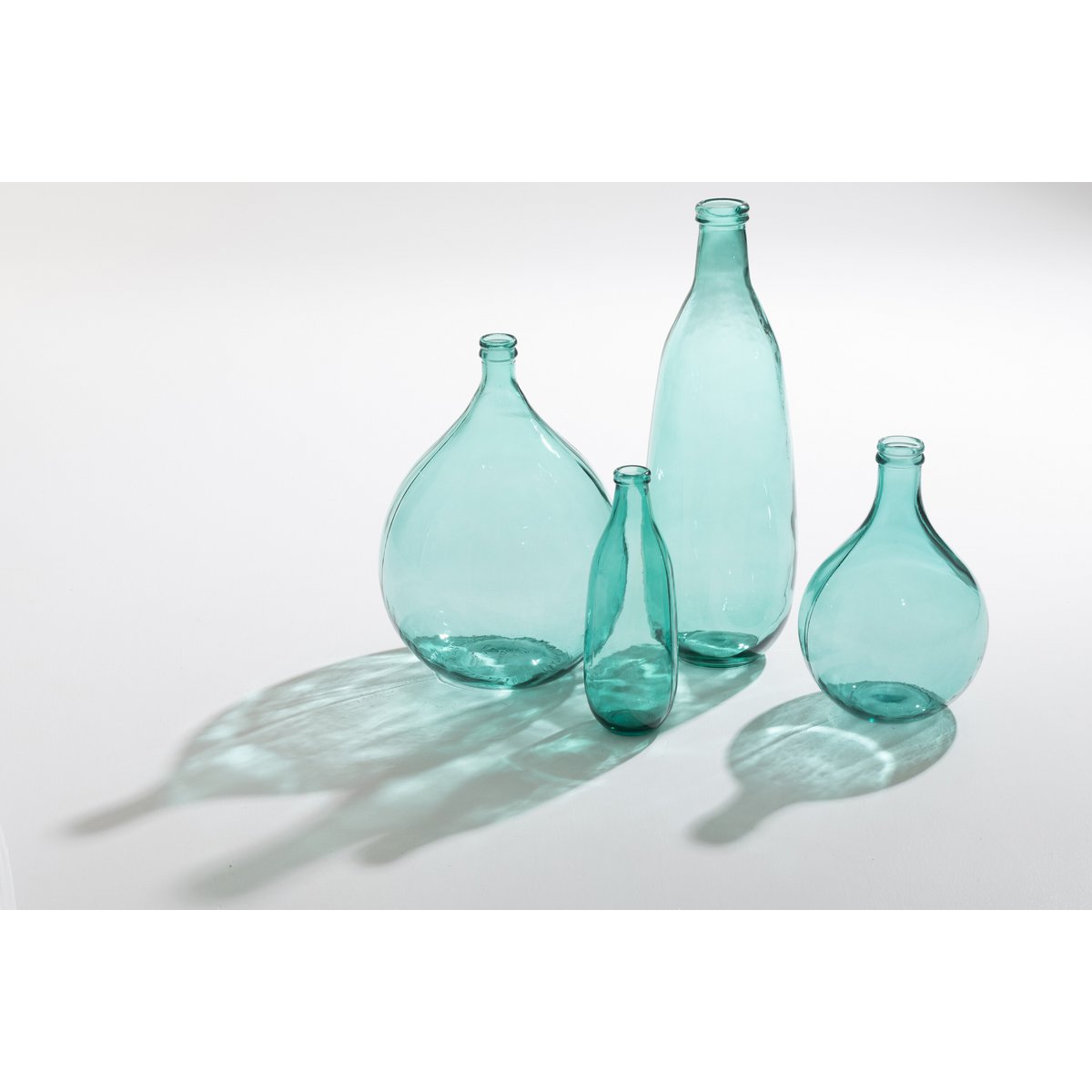 J-Line - Vaas Lissabon - Glas - Aqua - Large