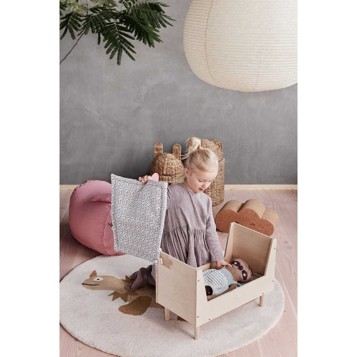 OYOY - Leaf Doll-beddengoed met matras