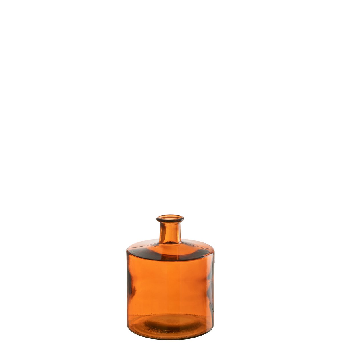 J-Line - Vaas Wijd -Glas - Orange- Small