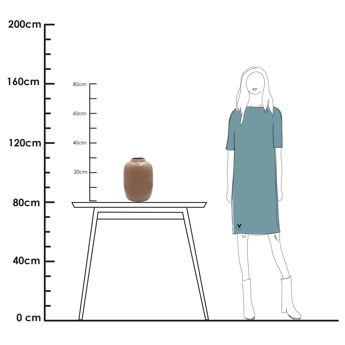 Vase the World - Vaas - Artic sand