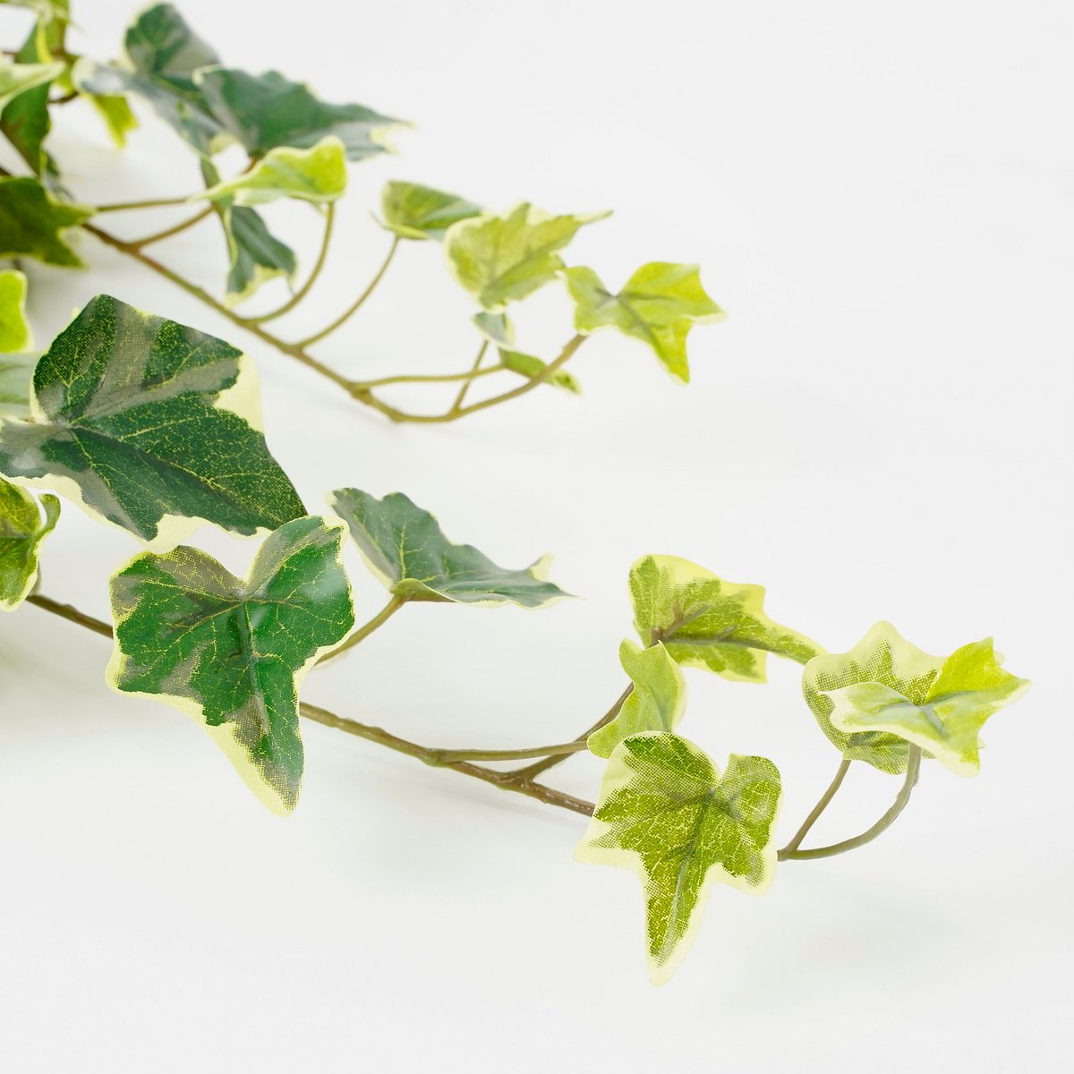 Mica Decorations - Hedera Kunst Hangplant - H71 cm - Groen Bont